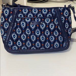 Navy blue cross body bag